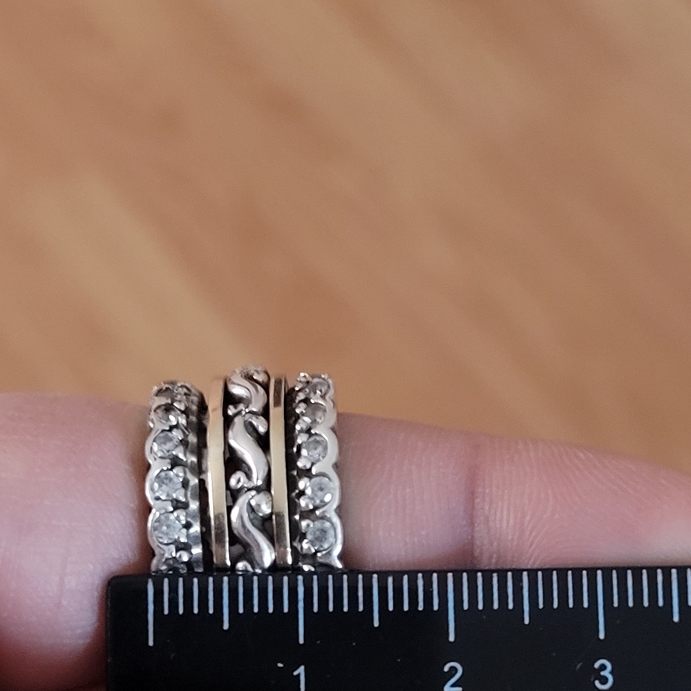Silver Spinner Ring - image 4